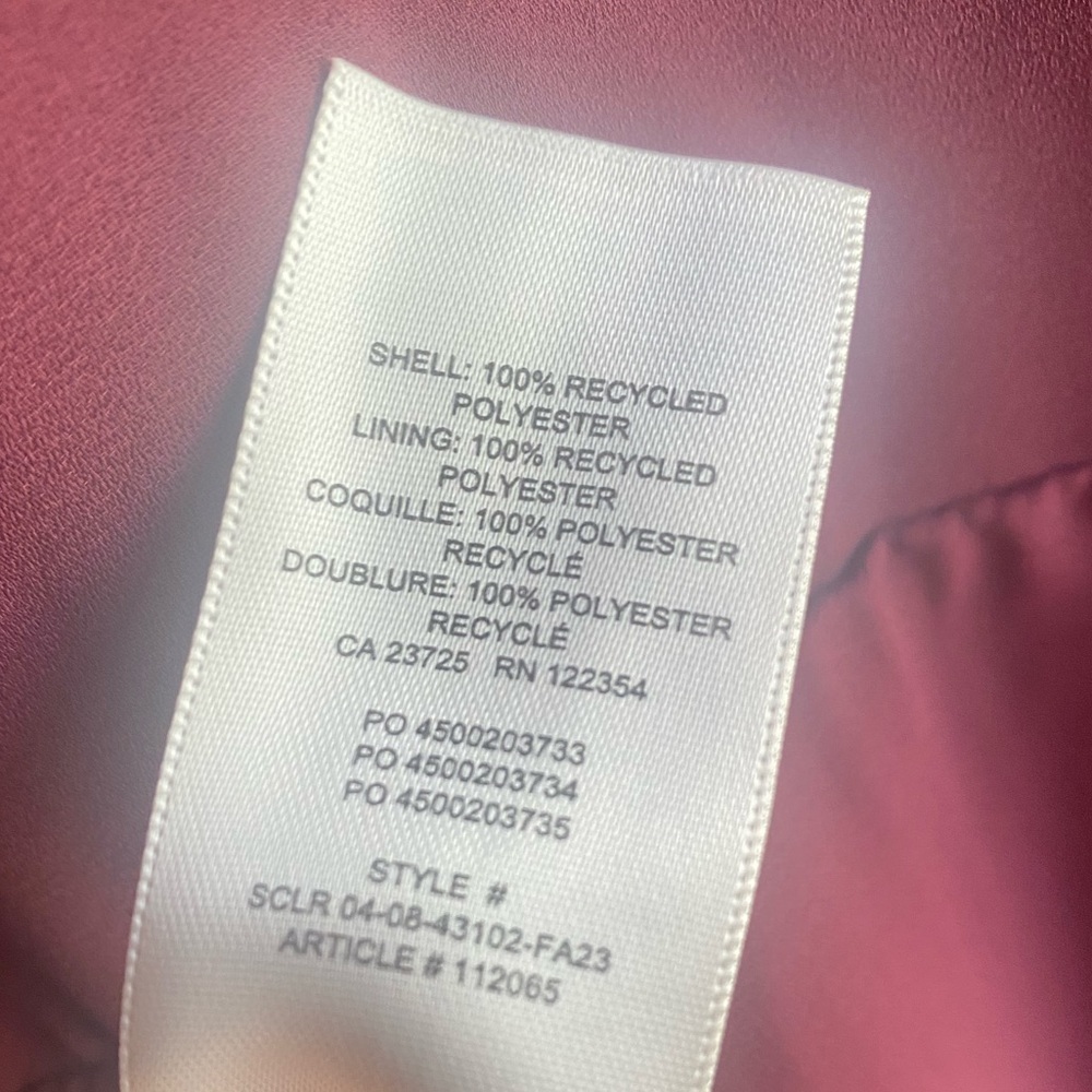 New Aritzia Wilfred Parlour Chiffon fit-and-flare maxi dress - Picture 12 of 15